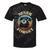 Retro Phone Never Forget Nostalgia Vintage Raglan Baseball Tee Tie-Dye T-Shirts Black Tie-Dye