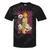 Retro Pop Art Vintage Style Blonde Psychedelic 50s Nostalgia Tie-Dye T-Shirts Black Tie-Dye