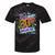 Retro Vintage 70's Baby 80's Made Me Nostalgia Classic Tie-Dye T-Shirts Black Tie-Dye