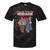 Running Together Always Connected Anime Nostalgia Message Tie-Dye T-Shirts Black Tie-Dye