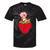 Strawberry Shortcake Sitting On Strawberry Retro Nostalgia Tie-Dye T-Shirts Black Tie-Dye
