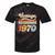 Vintage 1970 Birthday Retro Style 70's Born Nostalgia Outfit Premium Tri-Blend Tie-Dye T-Shirts Black Tie-Dye