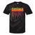 Vintage 1970 Retro Style 70's Born Nostalgia Vibes Birthday Tie-Dye T-Shirts Black Tie-Dye