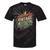 Vintage 1980 Retro Badge Decade Nostalgia Graphic Emblem Tie-Dye T-Shirts Black Tie-Dye