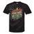 Vintage 1980 Retro Badge Decade Nostalgia Graphic Emblem Tie-Dye T-Shirts Black Tie-Dye