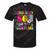 Vintage 80s Vibes Costume Nostalgia 1980s Fashion Cassette Tie-Dye T-Shirts Black Tie-Dye