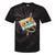 Vintage Pencil Rewind Cassette Tape Nostalgia Party 80s 90s Tie-Dye T-Shirts Black Tie-Dye