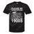 Vintage Please Be Patient I'm From The 1900s Saying Humor Tie-Dye T-Shirts Black Tie-Dye