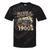 Vintage Please Be Patient With Me I'm From The 1900s Train Tie-Dye T-Shirts Black Tie-Dye