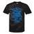 Vintage Racing Automotive Nostalgia Distressed Car Tie-Dye T-Shirts Black Tie-Dye