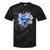 Women's Frutiger Aero Y2K Fish Tie-Dye T-Shirts Black Tie-Dye