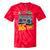 1980s 80s Reunion Nostalgia Memories Music School Grew Up Premium Tri-Blend Tie-Dye T-Shirts Red Tie-Dye