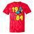 1984 Retro Raised In The 80s Old School Nostalgia Vibes Tie-Dye T-Shirts Red Tie-Dye