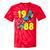 1988 Retro Raised In The 80s Old School Nostalgia Vibes Tie-Dye T-Shirts Red Tie-Dye