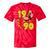 1990 Retro Roller Skate Vintage 90s Nostalgia Collector Tie-Dye T-Shirts Red Tie-Dye
