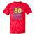 80s Nostalgia Retro Humor So Glad I Grew Up In The 80s Tie-Dye T-Shirts Red Tie-Dye