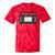 80s VHS Video Cassette Nostalgia Tie-Dye T-Shirts Red Tie-Dye