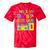This Is My 90's Costume Retro 1990s Style Cassette Nostalgia Tie-Dye T-Shirts Red Tie-Dye