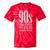The 90s I'd Go Back For Five Minutes Nostalgia Quote Tie-Dye T-Shirts Red Tie-Dye