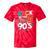 90's Nineties Nostalgia Costume Party Back To The 90s Tie-Dye T-Shirts Red Tie-Dye