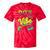 90s Nostalgia Retro Apparel 90'S Vibe Retro Premium Tri-Blend Tie-Dye T-Shirts Red Tie-Dye