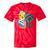 90s Retro Cassette And Walkman Nostalgia Graphic Tee Tie-Dye T-Shirts Red Tie-Dye