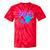 90's Vibe Retro Style Cassette Tape Nostalgia 1990s Party Tie-Dye T-Shirts Red Tie-Dye