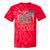 90's Vibe Vintage Style Cassette Tape Nostalgia 1990s Party Tie-Dye T-Shirts Red Tie-Dye