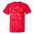Analogue Nostalgia Typewriter Graphic Premium Tri-Blend Tie-Dye T-Shirts Red Tie-Dye