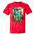 Aqua In The Skies Frutiger Aero Tie-Dye T-Shirts Red Tie-Dye