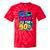 Back To The 90s Nostalgia Cassette Game Console Boombox Tie-Dye T-Shirts Red Tie-Dye
