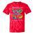 Born In The 80s Raised In The 90s Nostalgia Retro Memories Tie-Dye T-Shirts Red Tie-Dye