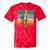 Boy Goose Vintage Rural Pastoral Charm Nostalgia Simple Life Tie-Dye T-Shirts Red Tie-Dye Boy Goose Vintage Rural Pastoral Charm Nostalgia Simple Life Tie-Dye T-Shirts Red Tie-Dye