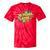 Cartoons Retro 18 Years Later Groovy Pop Art Nostalgia Tie-Dye T-Shirts Red Tie-Dye