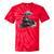 Classic Steam Train Enthusiasts Nostalgia For Train Lovers Tie-Dye T-Shirts Red Tie-Dye