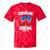 Discipline Arsenal Pinoy Nostalgia Filipino Tsinelas Premium Tri-Blend Tie-Dye T-Shirts Red Tie-Dye