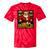 Family Christmas Retro Santa Holiday Nostalgia Vibes Tie-Dye T-Shirts Red Tie-Dye