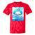Frutiger Aero Aesthetic Tech Book Butterfly Tie-Dye T-Shirts Red Tie-Dye
