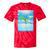 Frutiger Aero Aesthetics Tie-Dye T-Shirts Red Tie-Dye Frutiger Aero Aesthetics Tie-Dye T-Shirts Red Tie-Dye