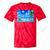 Frutiger Aero Beach Y2k Aesthetic Palm Tree Sand Ocean Tie-Dye T-Shirts Red Tie-Dye