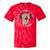 Frutiger Aero Cat Wearing Headphones Bubble 2000s Gen-Z Meme Tie-Dye T-Shirts Red Tie-Dye