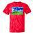 Frutiger Aero Dolphin Meadow Aesthetic Y2k 2000s Ironic Tie-Dye T-Shirts Red Tie-Dye