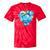 Frutiger Aero Metro Abstract Maximalism 2000s Nostalgia Tie-Dye T-Shirts Red Tie-Dye
