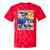 Frutiger Aero Retro Vibes Y2K 90's Vibes Tie-Dye T-Shirts Red Tie-Dye