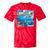 Frutiger Aero Retro Vibes Y2K Retro Grunge Tie-Dye T-Shirts Red Tie-Dye