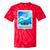 Frutiger Aero Skeuomorphism User Interface Nostalgia Premium Tri-Blend Tie-Dye T-Shirts Red Tie-Dye