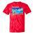 Frutiger Aero Y2k 2000s Tie-Dye T-Shirts Red Tie-Dye