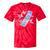 Frutiger Aero Y2K Chrome Phone Butterfly Tie-Dye T-Shirts Red Tie-Dye