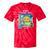 Frutiger Aero Y2K Meme Graphic 2000s Nostalgia Tie-Dye T-Shirts Red Tie-Dye