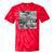 Frutiger Aero Y2K Old School Retro Vibes Tie-Dye T-Shirts Red Tie-Dye